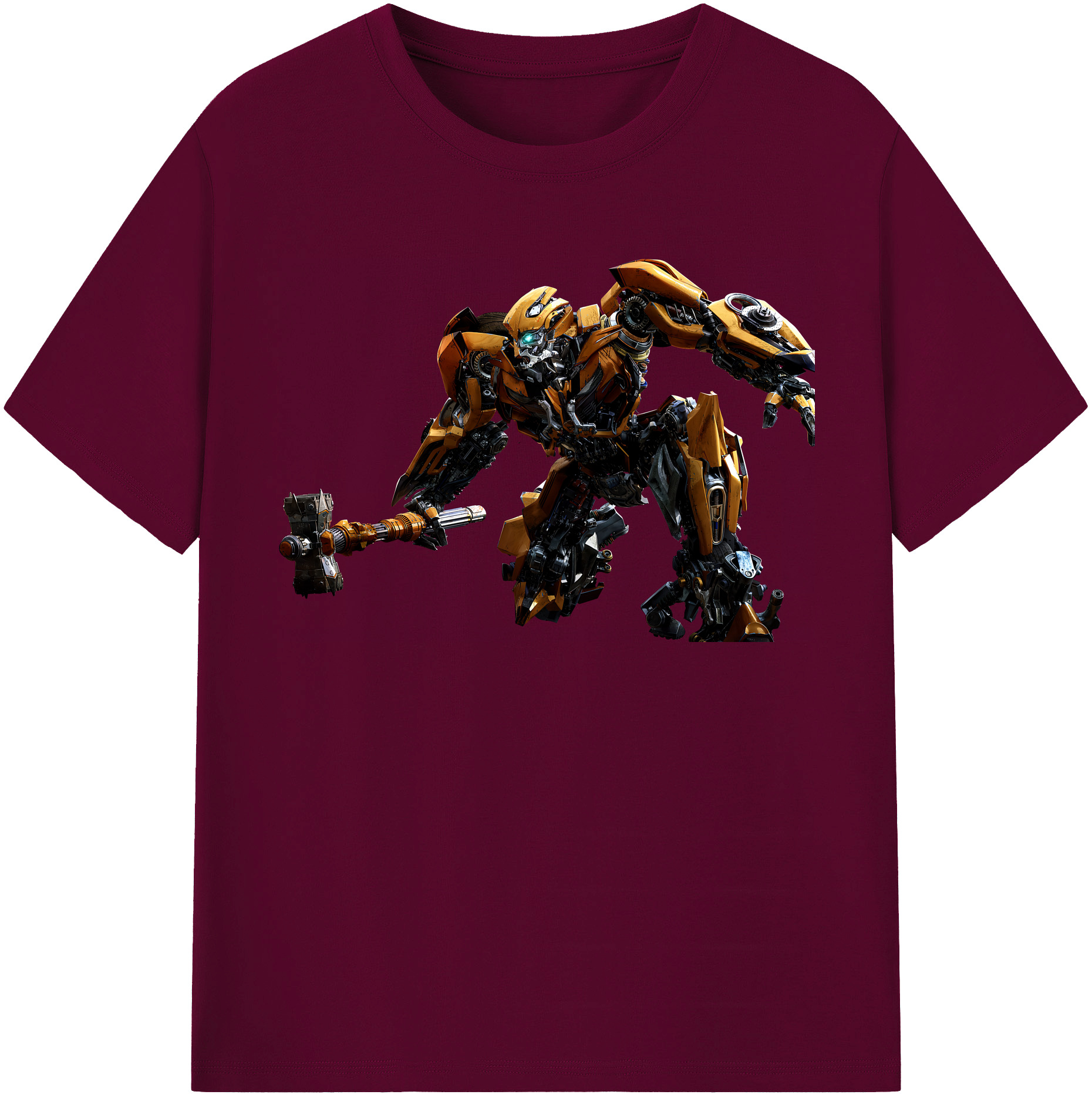 （画像用） Transformers トランスフォーマー レディースカジュアルプリントTシャツ（綿100％）